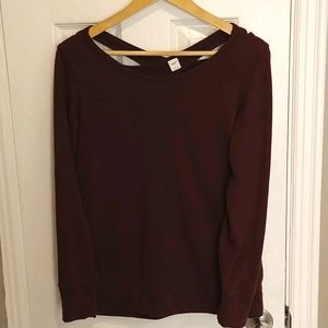 Key hole back Athleisure Top